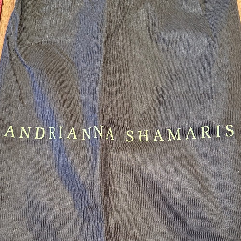 Andrianna Shamaris Brown Drawstring Dust Bag - Picture 2 of 5